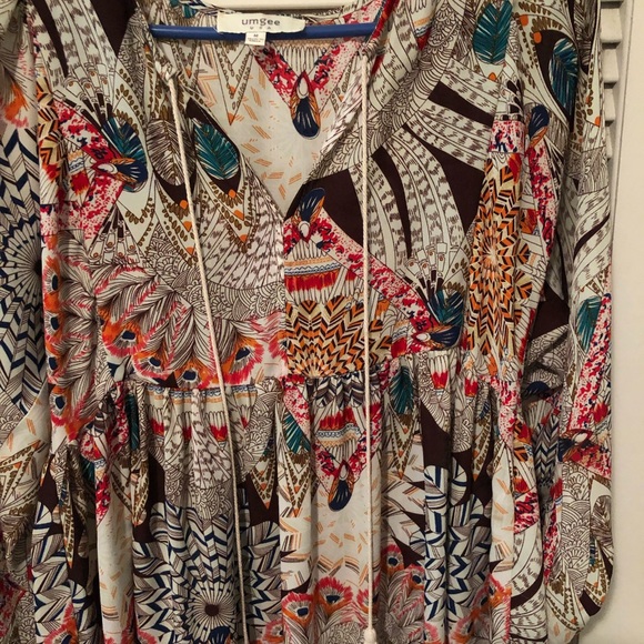 Umgee Flowing Dress/Tunic - Picture 3 of 4